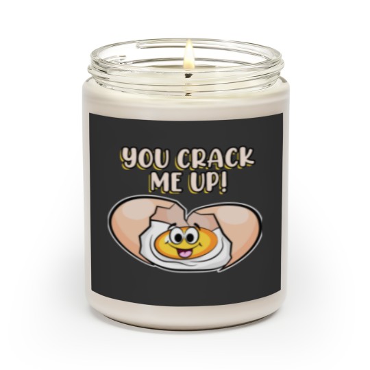 Discover Funny Egg Fried Egg Breakfast Scented Candle