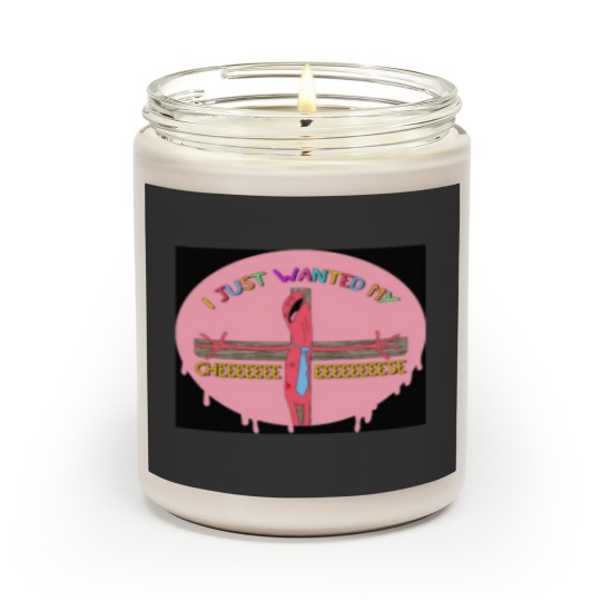Discover Alan From Smiling Friends - I Just Wanted My Cheeeeese Scented Candles