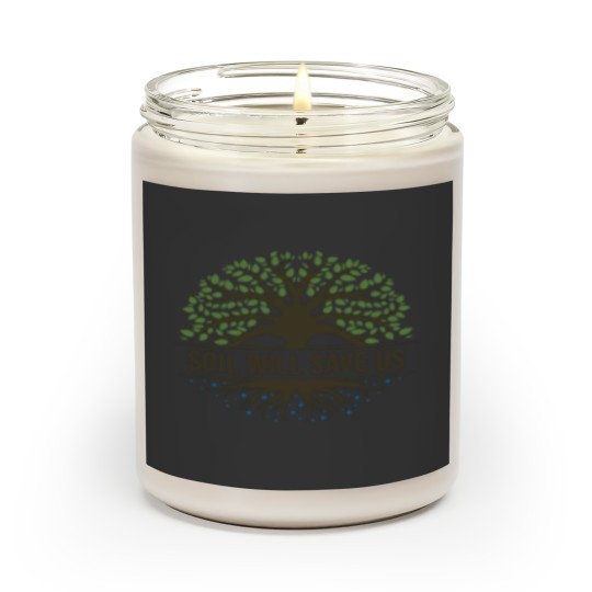 Discover Save Soil Logo Scented Candles