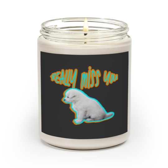 Discover REALLY MISS YOU Sticker Scented Candles