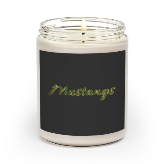 Discover You_re Golden Mustangs! Scented Candles