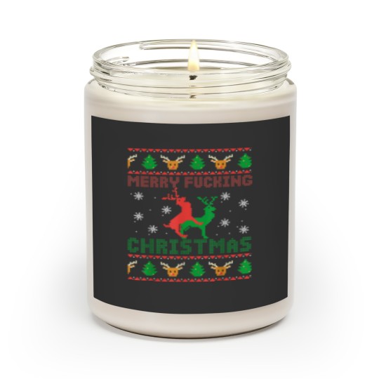 Discover Funny Ugly Christmas Sweater Men Women Adult Fun Xmas Scented Candles