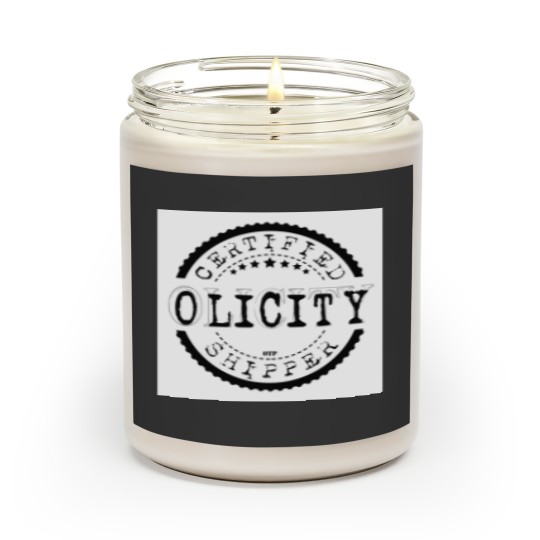 Discover Certified Olicity Shipper Black Stamp Scented Candles