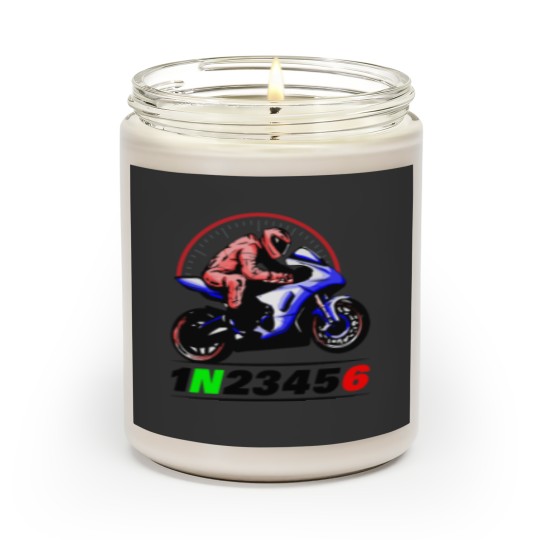 Discover 1N23456 - Motorcycle Gears Scented Candles