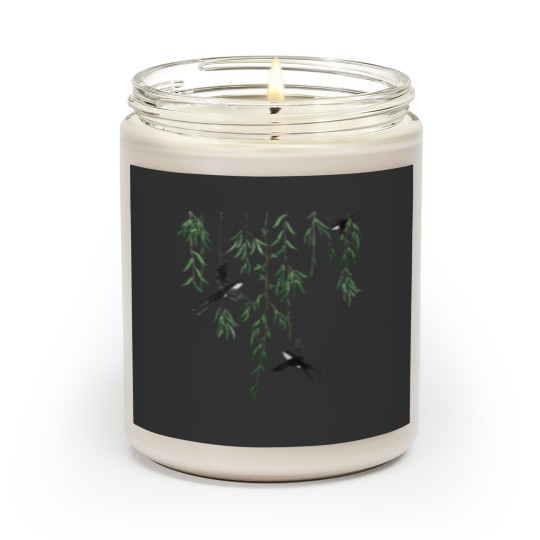 Discover 3 swallows and willow leaves Active Scented Candles