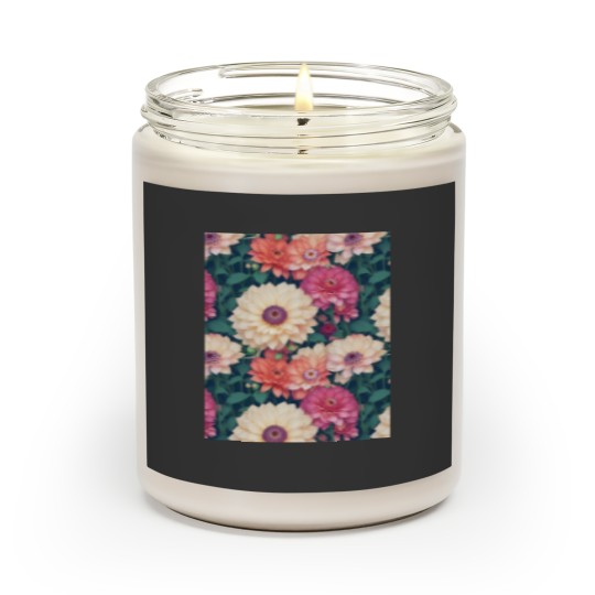 Discover Blossoming Garden Haven Graphic Scented Candles