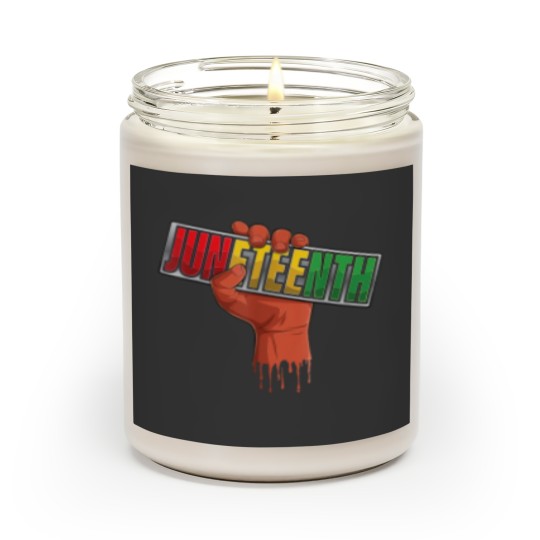 Discover Juneteenth Black History Afro American African Freedom Scented Candles