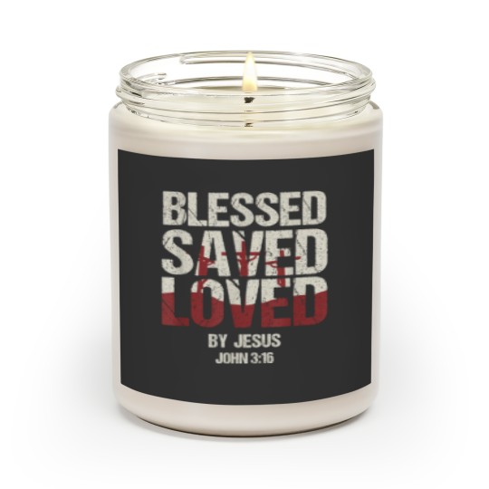 Discover Blessed Stored Loved by Jesus John 316 2134 Scented Candles
