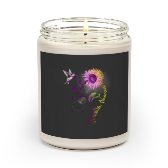 Discover Dementia Sunflower Hummingbird Scented Candles
