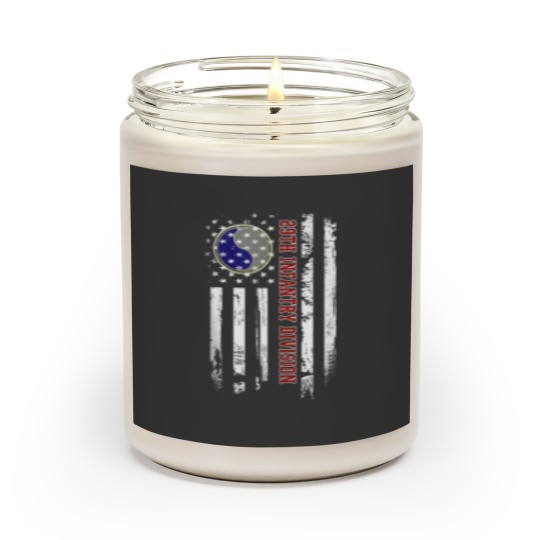 Discover 29th Infantry Division Veteran USA Flag Veterans Day Xmas Scented Candles