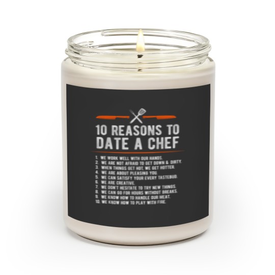 Discover 10 Reasons To Date A Chef Gift Funny Cook Assistant Gift Scented Candles
