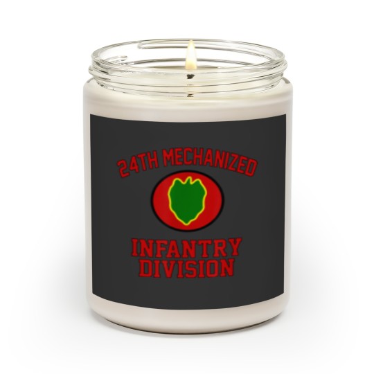 Discover 24th Mechanized Infantry Division Veteran Fathers Day Scented Candles