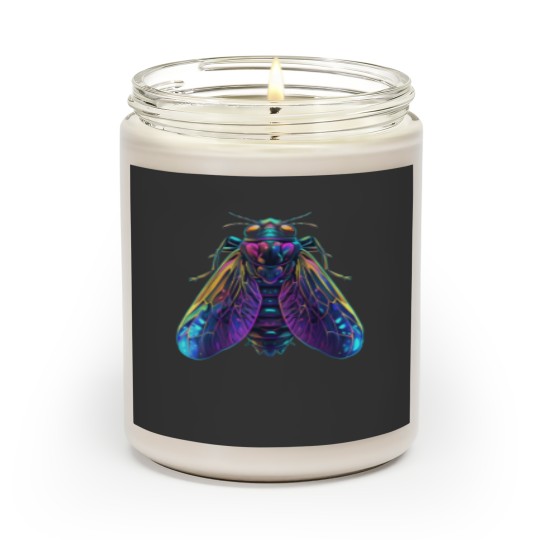Discover Cicada Insect Bug Colorful Entomology Entomologi Scented Candles