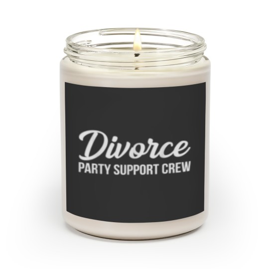 Discover Divorce Party Support Crew Scented Candles