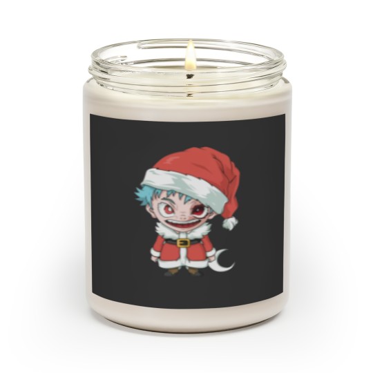 Discover Young Santa Claus Sticker Scented Candles
