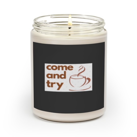 Discover My Coffee Sticker Scented Candles