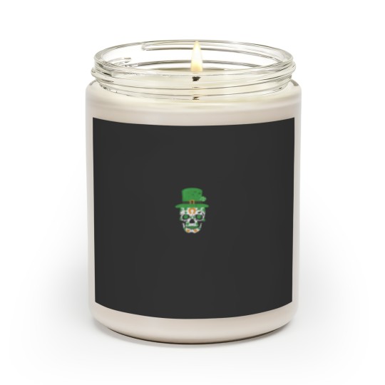 Discover St Patricks Day Skull Irish Shamrock of Dead Men Women 5113 Scented Candles