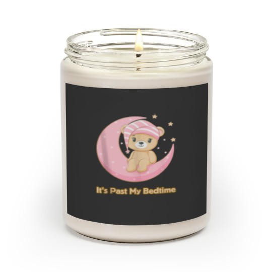 Discover Its Past My Bedtime Cute Bear Sleeping Women Men Baby Scented Candles