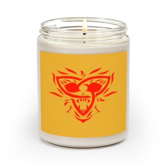 Discover Celtic knot Triquetra Skull Scented Candles