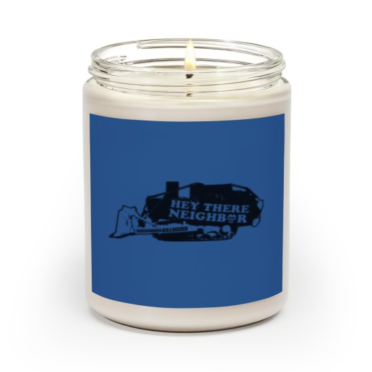 Discover Killdozer Scented Candle - Anti-Government Tread on Them Design