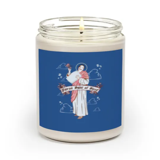 Discover Mike Lindell Patron Saint of Sleep Conservative Patriot Abolish Malarkey Abolish Malarkey Scented Candles
