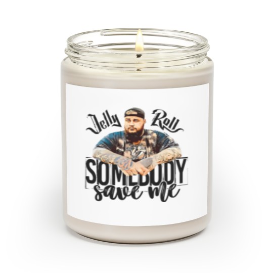 Discover Jelly Roll Country Music Scented Candles, Jelly Roll Somebody Save Me Scented Candles
