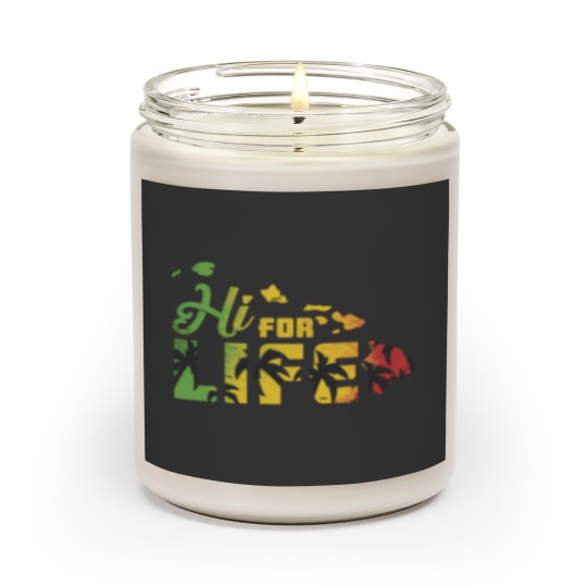 Discover Hawaii For Life Rasta Island Chain Gift traveler Scented Candles