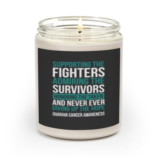 Discover Ovarian Cancer Ovarian Cancer Survivor Ribbon Scented Candles