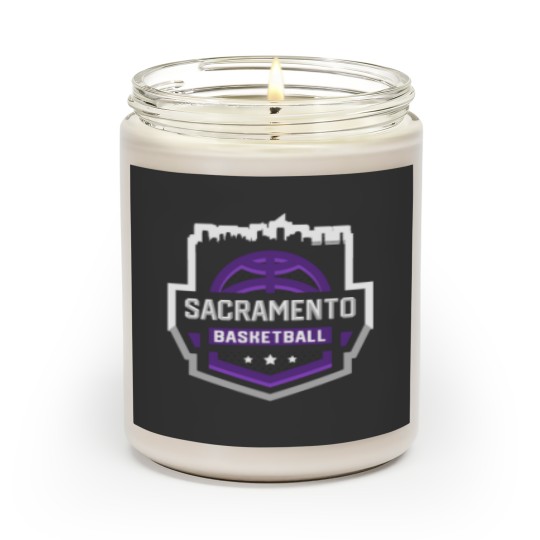 Discover Classic Sacramento Basketball Stars Skyline Scented Candles