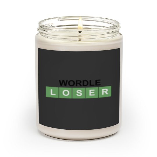 Discover Wordle Loser Scented Candles