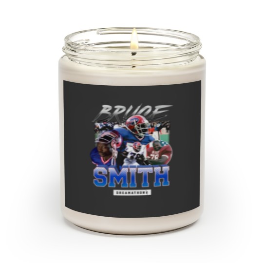 Discover Von Miller Bruce Smith Scented Candles, Bruce Smith Vintage 90s T- Scented Candles,