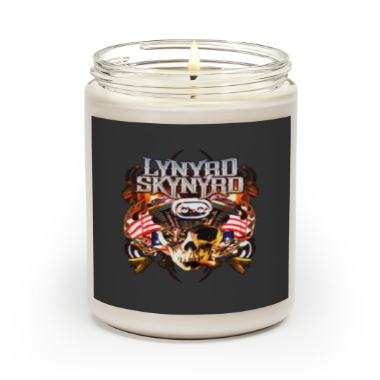 Discover Vintage Lynyrd Skynyrd Tour 2023 Scented Candles, Lynyrd Skynyrd Band Fan Scented Candles