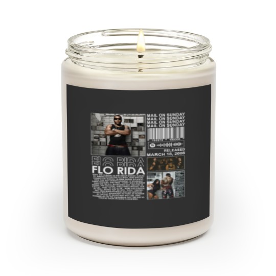 Discover Flo Rida Rap Scented Candles, Mail On Sunday Album 90s Y2K Merch Vintage Rapper Hiphop