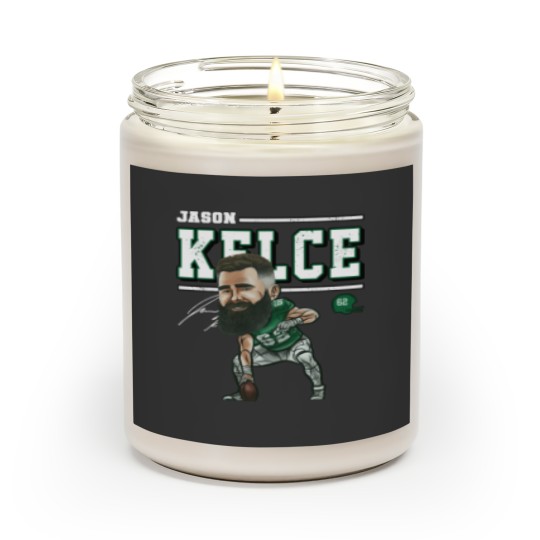 Discover Jason Kelce Philadelphia Cartoon - Jason Kelce - Scented Candles