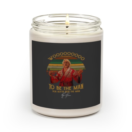 Discover New Ric Flair Woooo To Be The Man You Gotta Beat Short Scented Candles