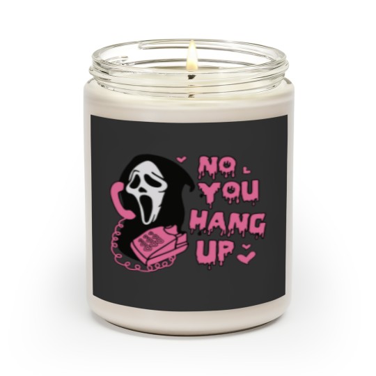Discover Funny Ghost Face Scented Candles - No You Hang Up Design