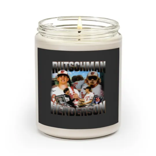 Discover Adley Rutschman Gunnar Henderson Baltimore Baseball Scented Candles