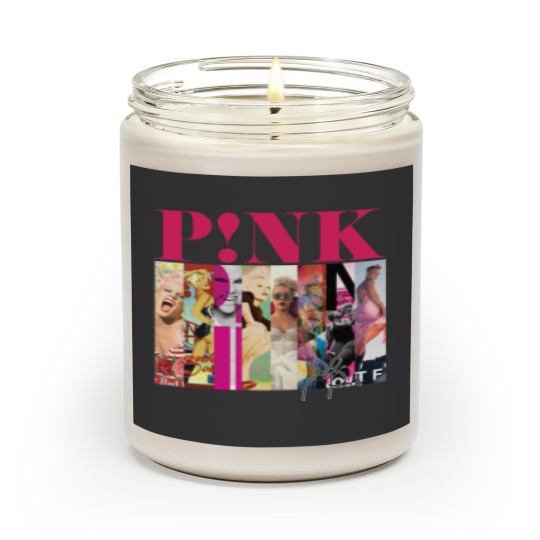 Discover P!nk Pink Singer Summer Carnival 2024 Tour Scented Candles, Pink Summer Carnival Scented Candles