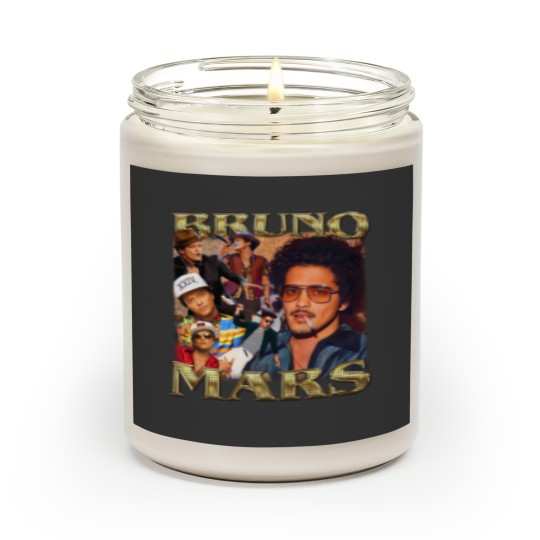 Discover Bruno Mars Scented Candles, Gift For Fan Tees, Music Tour 2023 Bruno Mars