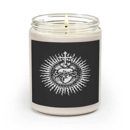 Discover Sacred Heart of Jesus Catholic Traditional Latin Mass Art Scented Candles