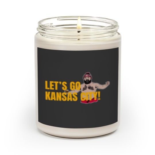 Discover Jason Kelce Scented Candles Off, Chiefs - TOUCHDOWN Scented Candles