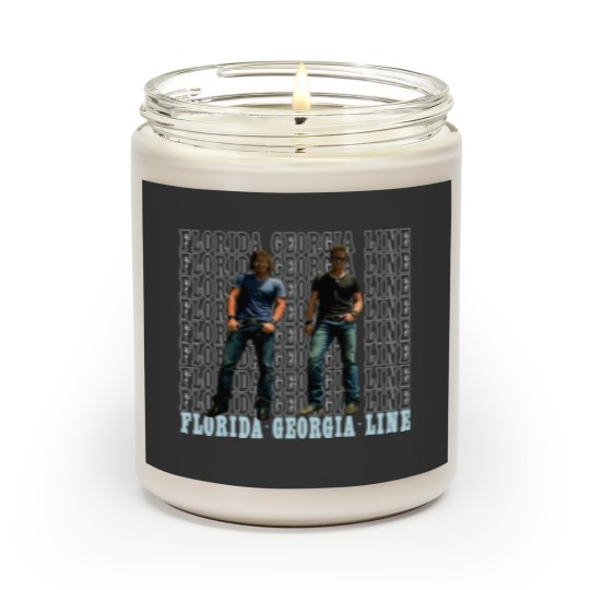 Discover Florida Georgia Line 2013 tour black Scented Candles - small