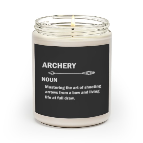 Discover Archery Funny Definition Scented Candles