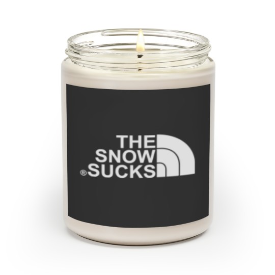 Discover The Snow Sucks TNF North Face Parody Scented Candles
