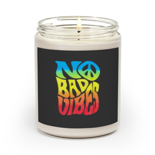 Discover No bad vibes large navy Scented Candles
