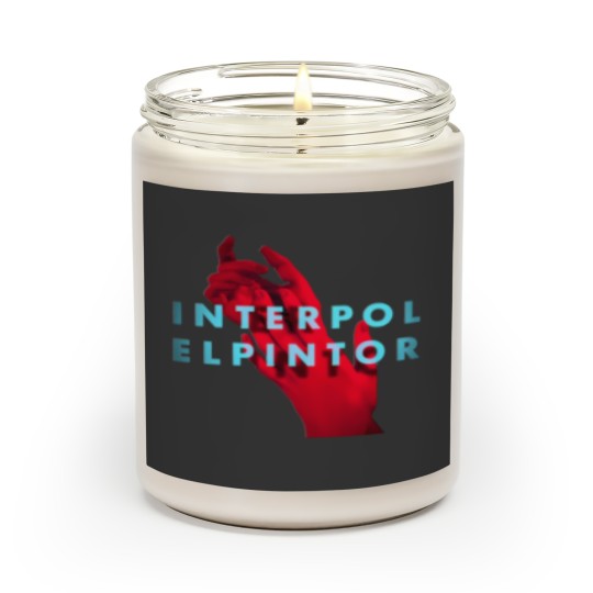 Discover Interpol El Pintor Album Indie Logo Scented Candles