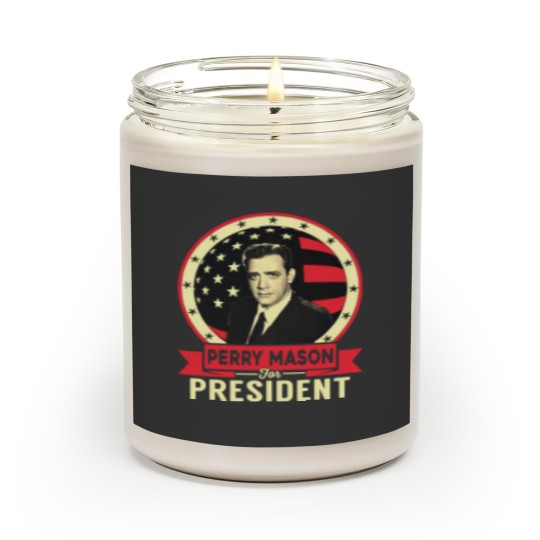 Discover Perry Mason For President Unisex Scented Candles