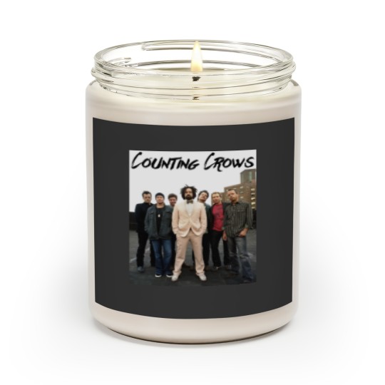 Discover Counting Crows Aesthetic Graphic Minimal Scented Candles