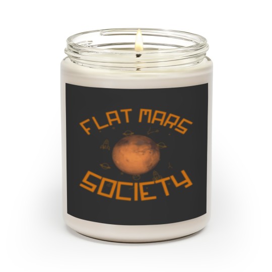 Discover Flat Mars Society Gift - Surviving Mars Scented Candles