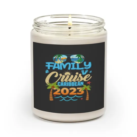 Discover Family Cruise Caribbean 2023 Summer Matching Vacation 2023 Scented Candles